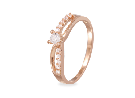 Anillos de Promesa con Diamante y Circonia - Joyería La Esmeralda