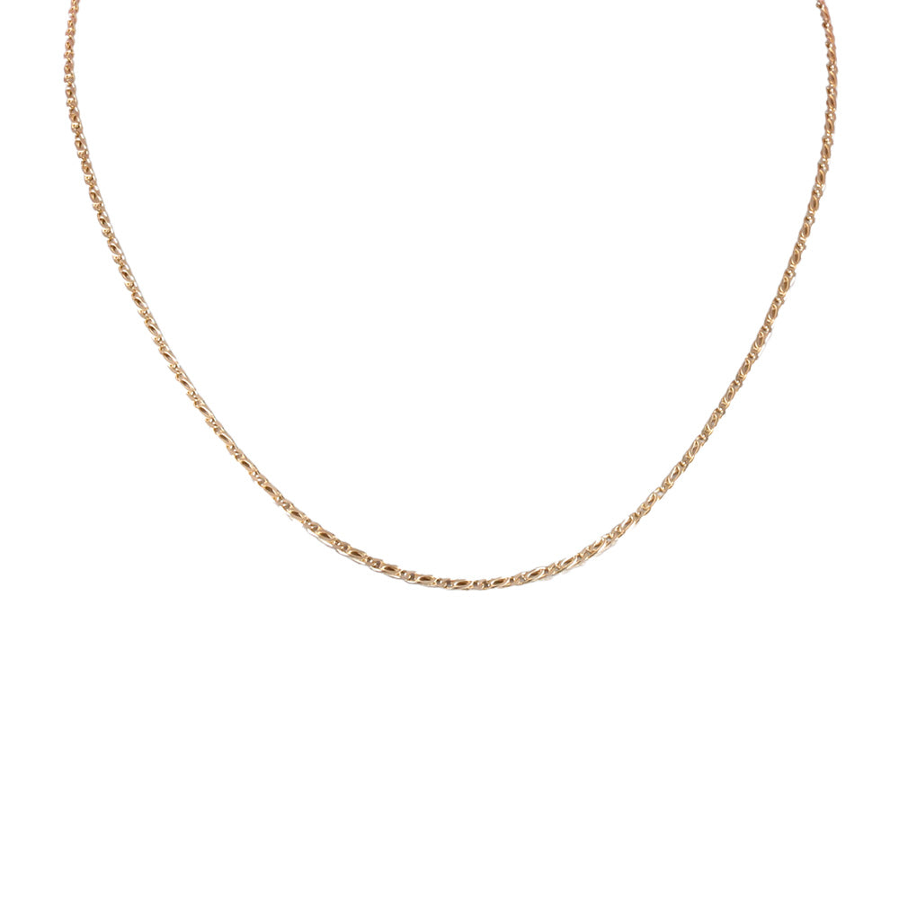 Cadena tejido ojo de pájaro ancho 2 mm