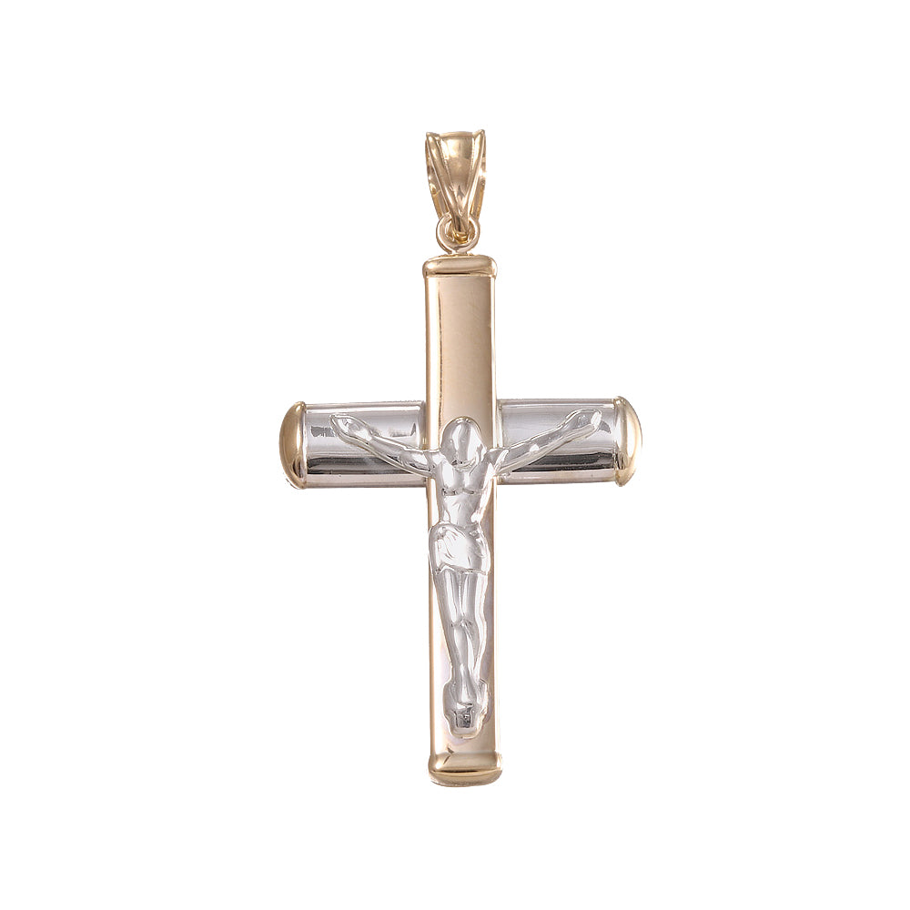 Cruz clásica con Cristo diseño moderno