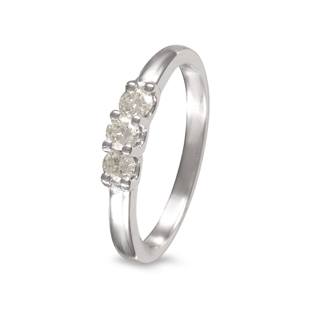 Churumbela diseño con tres gemas con diamante
