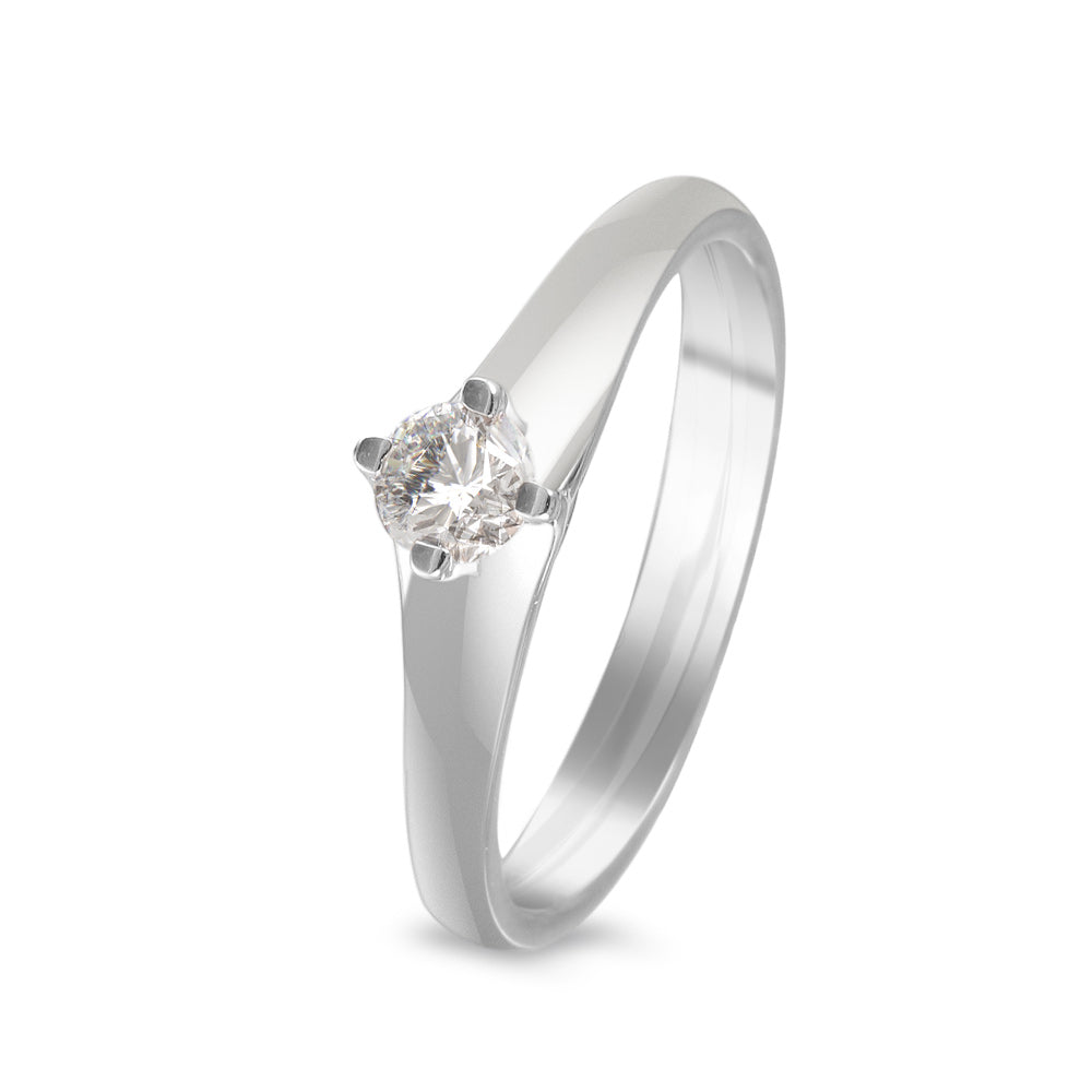 Anillo de compromiso solitario con diamante 0.26 ct