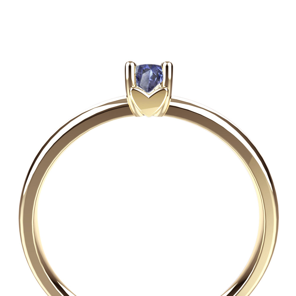 Anillo colección Mi Gema con zafiro (Septiembre)