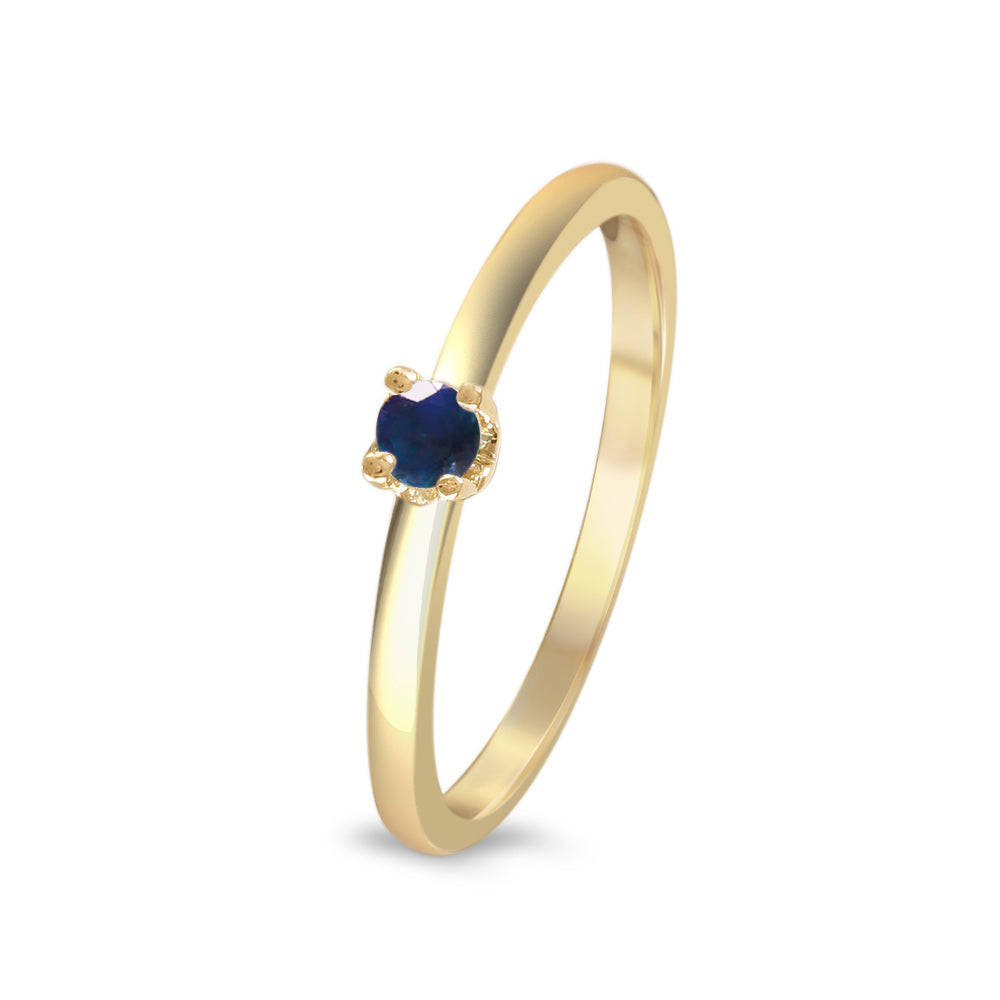 Anillo colección Mi Gema con zafiro (Septiembre)