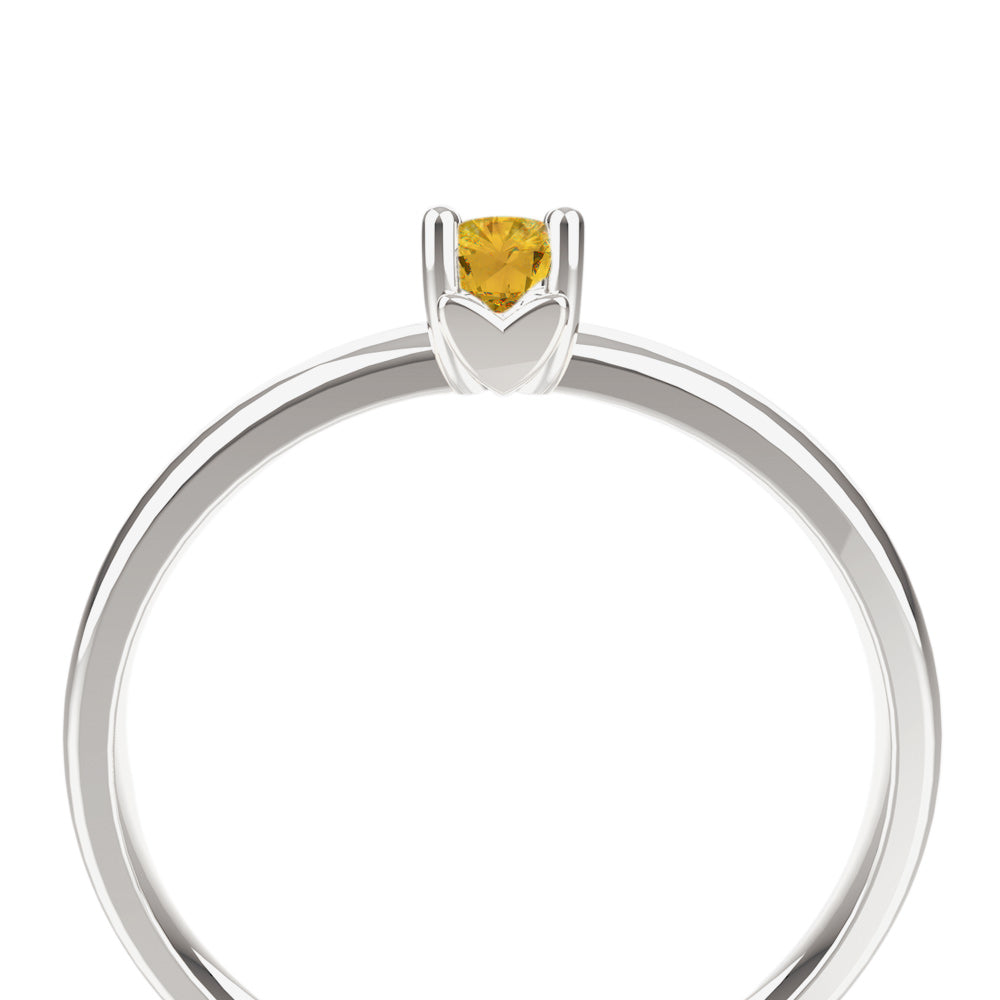 Anillo colección Mi Gema con citrina (Noviembre)