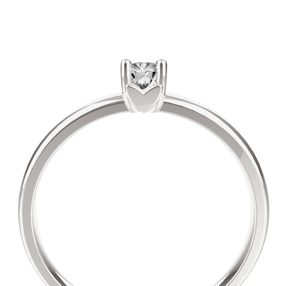 Anillo colección Mi Gema con diamante (Abril)