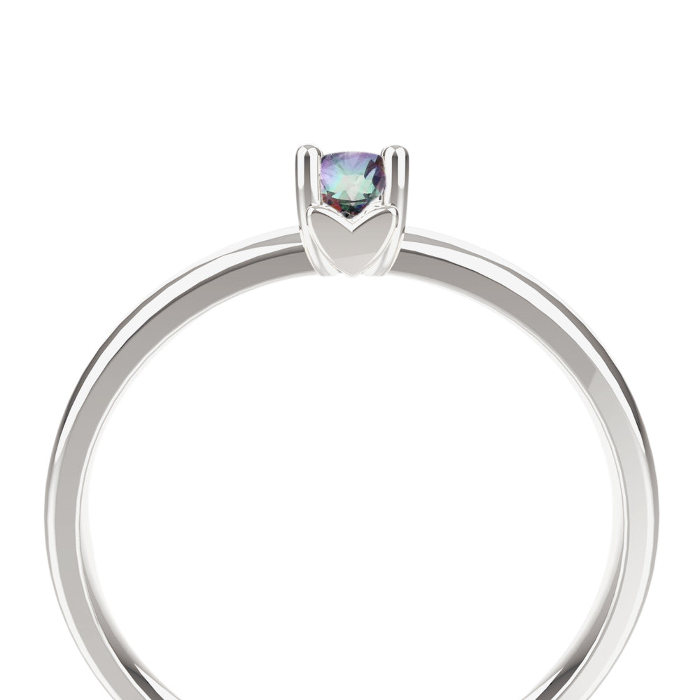 Anillo colección Mi Gema con topacio místico (Junio)