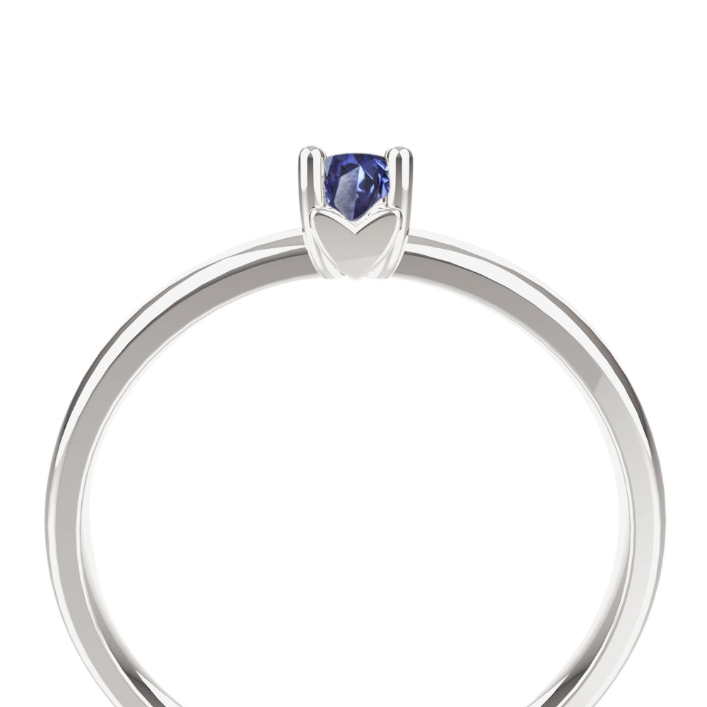 Anillo colección Mi Gema con zafiro (Septiembre)