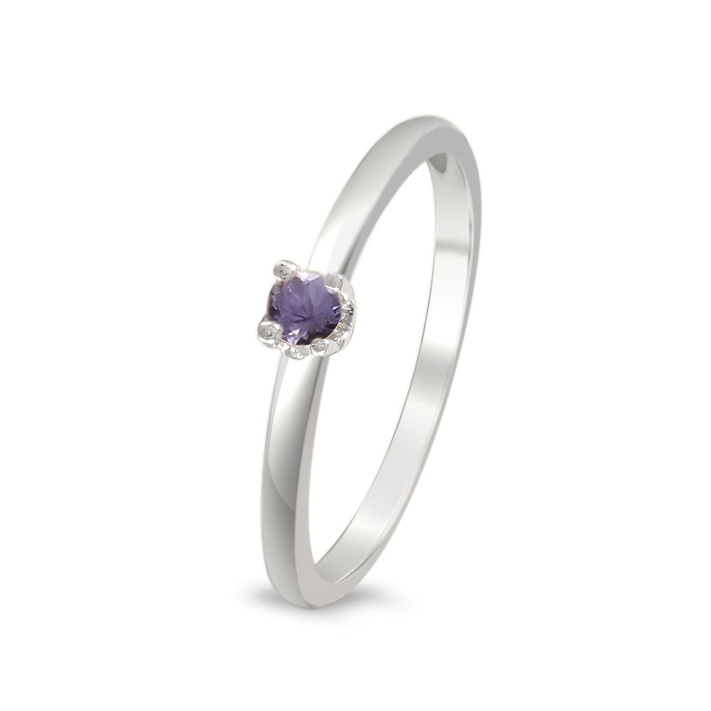 Anillo colección Mi Gema con tanzanita (Diciembre)