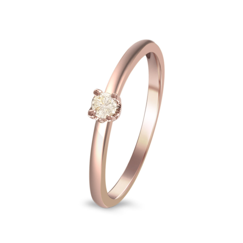 Anillo colección Mi Gema con diamante (Abril)