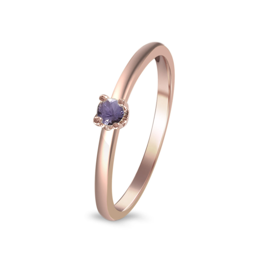Anillo colección Mi Gema con tanzanita (Diciembre)