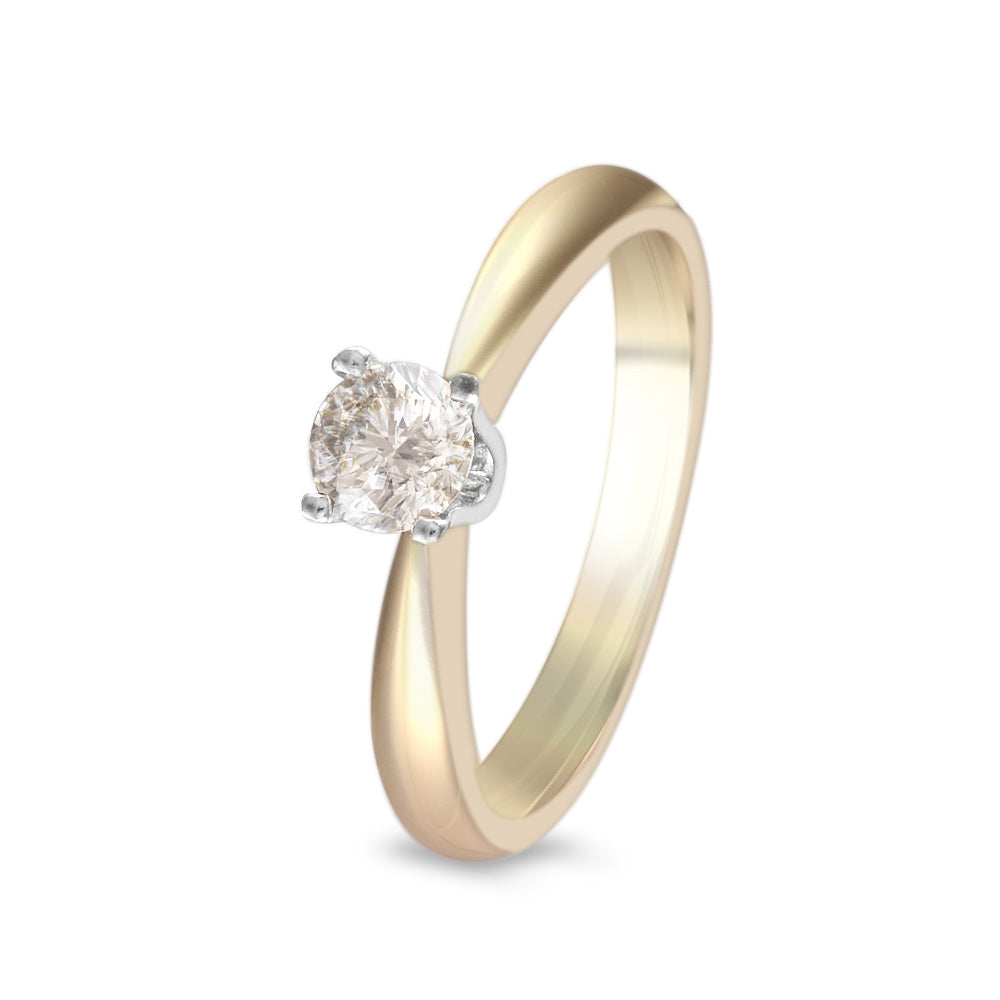 Anillo de compromiso solitario con diamante lab-grown 0.40 ct