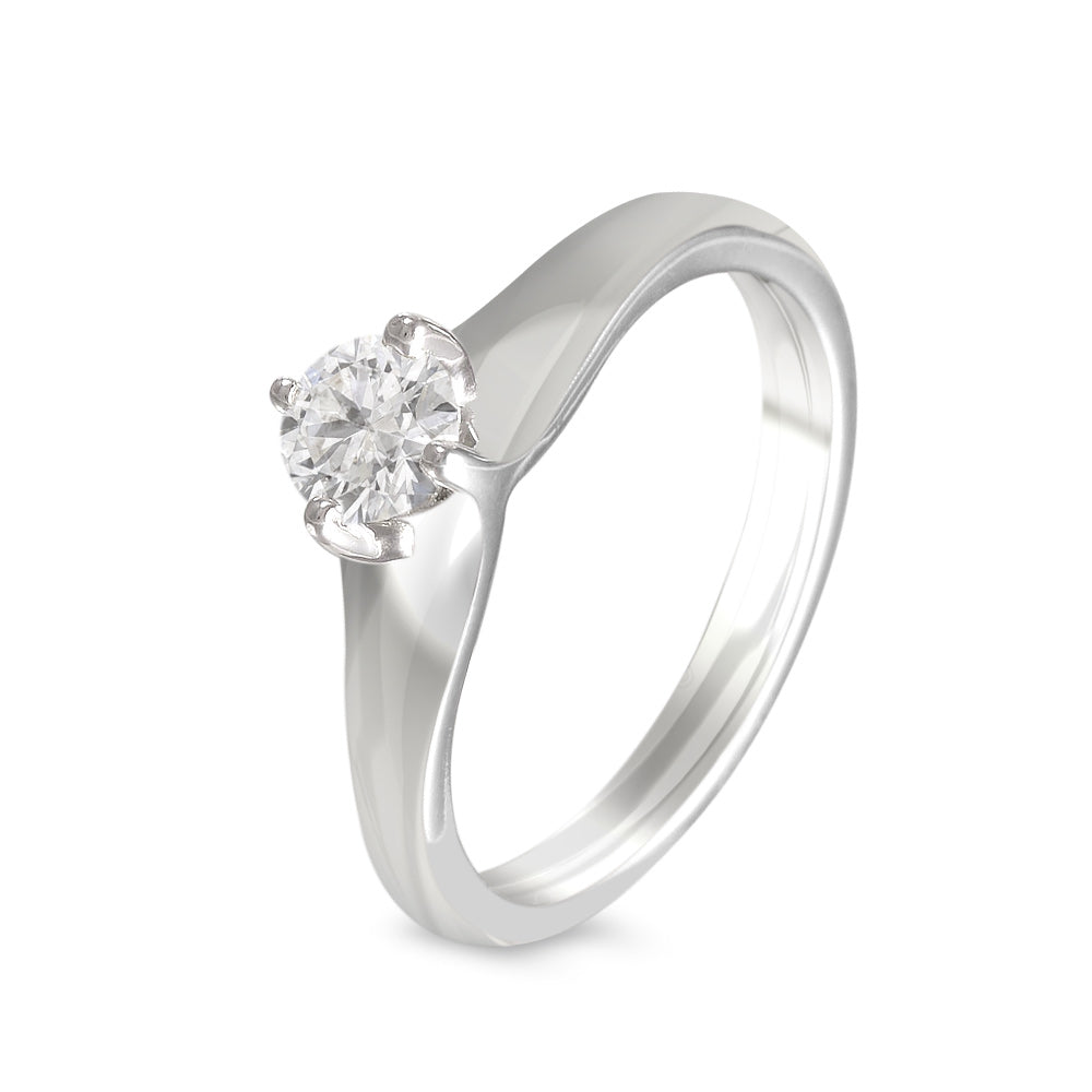 Anillo de compromiso solitario con diamante 0.40 ct