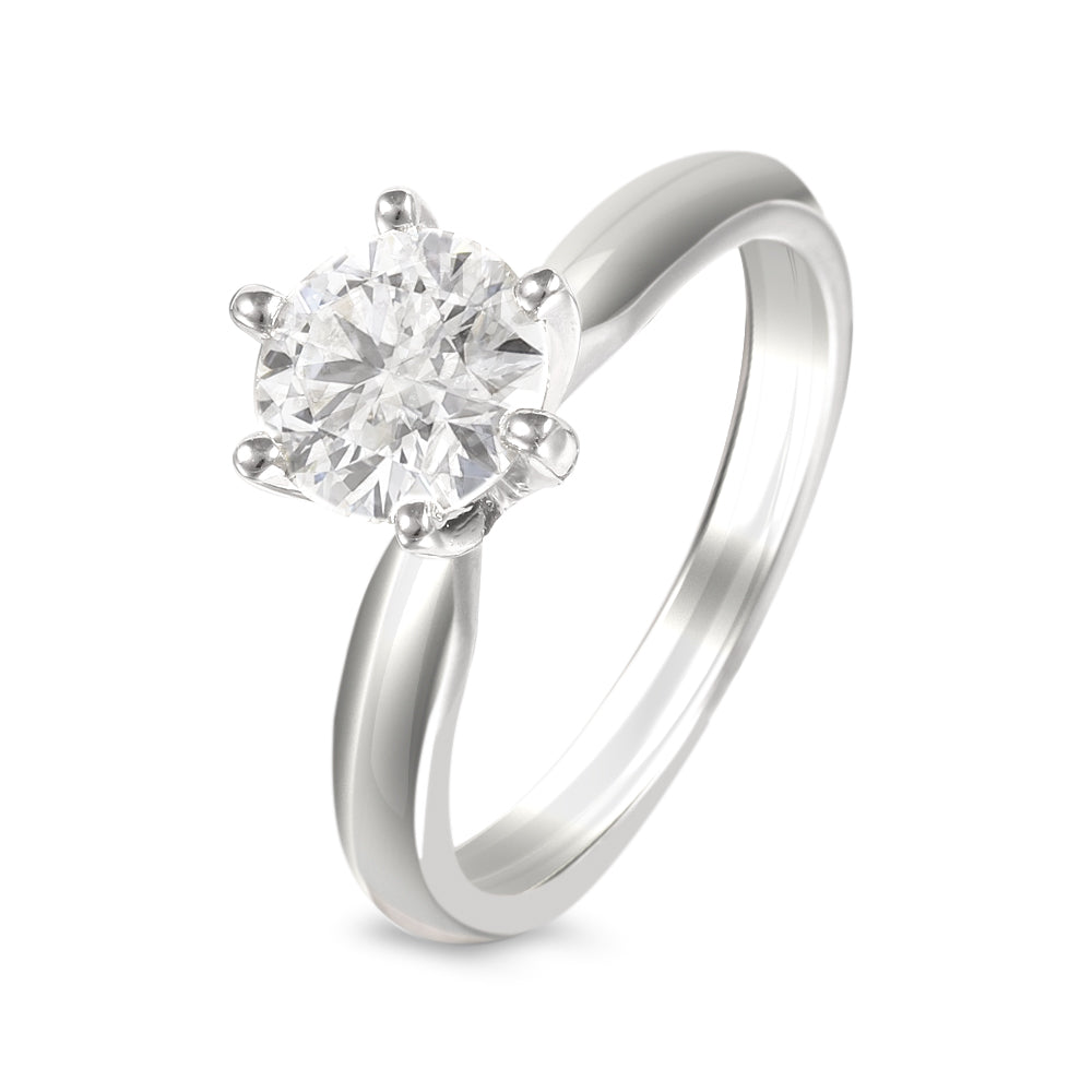 Anillo de compromiso solitario con diamante 1.03 ct