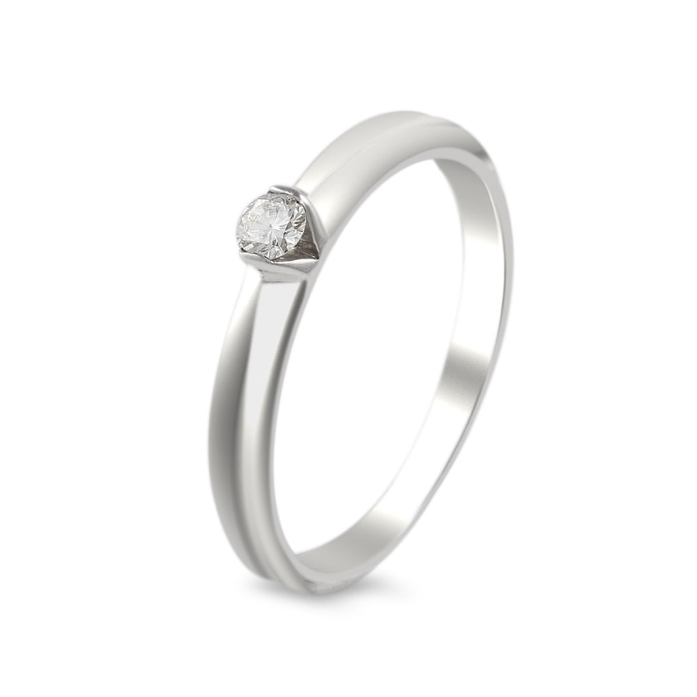 Anillo de compromiso solitario con diamante 0.07 ct