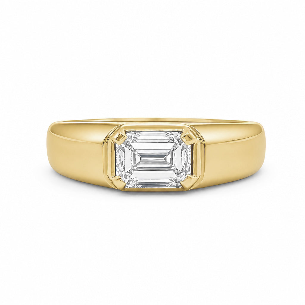 Anillo para hombre con diamante lab-grown 1.05 ct