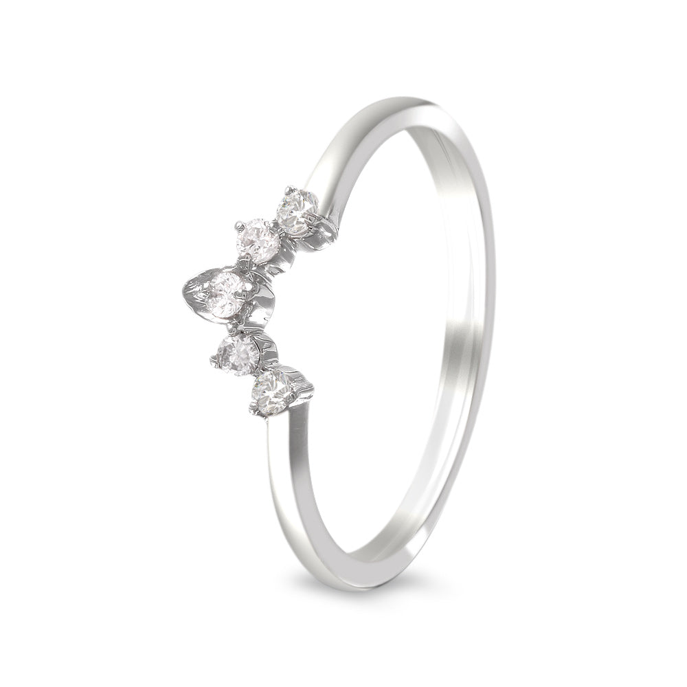 Churumbela estilo ensamble con diamantes