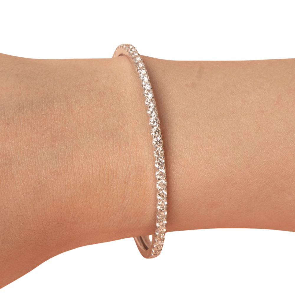 Brazalete con diamantes