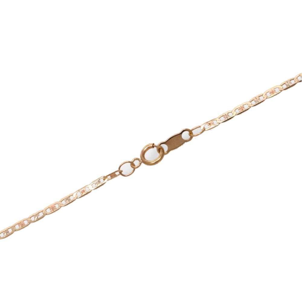 Cadena delgada tejido marinero ancho 2 mm ideal para dije ligero