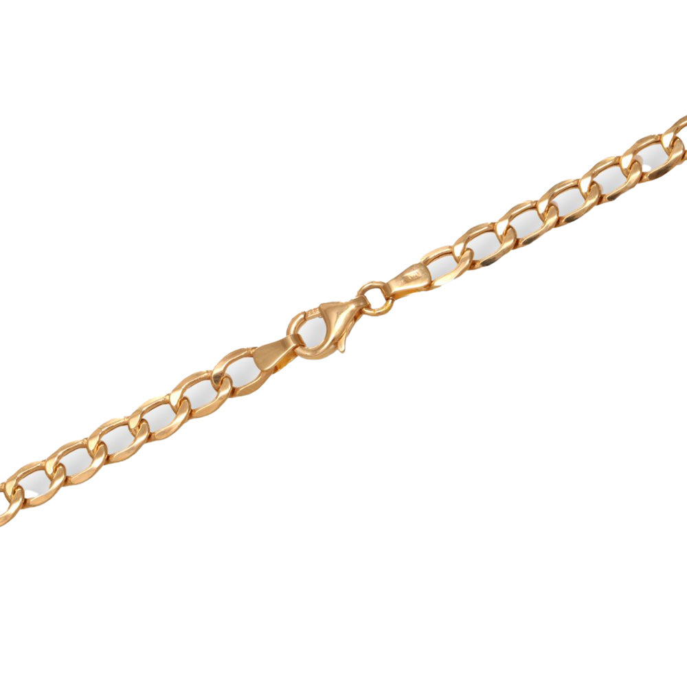 Cadena clásica tejido barbado ancho 5 mm