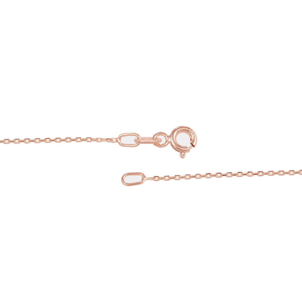Cadena delgada tejido rolo ancho 1 mm ideal para dije ligero