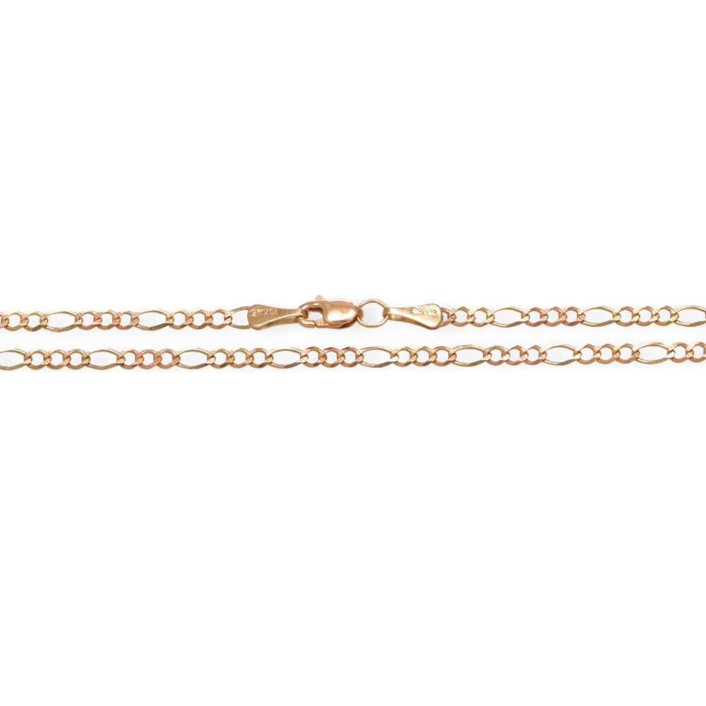 Cadena clásica tejido figaro ancho 3 mm
