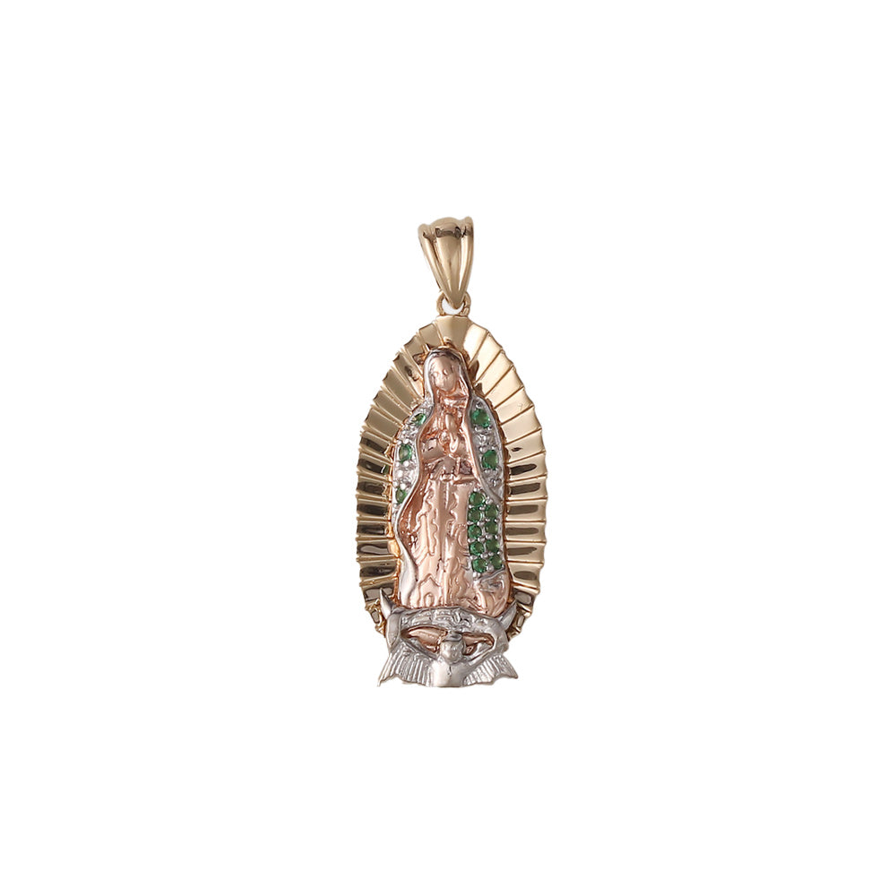 Dije Virgen de Guadalupe con circonia