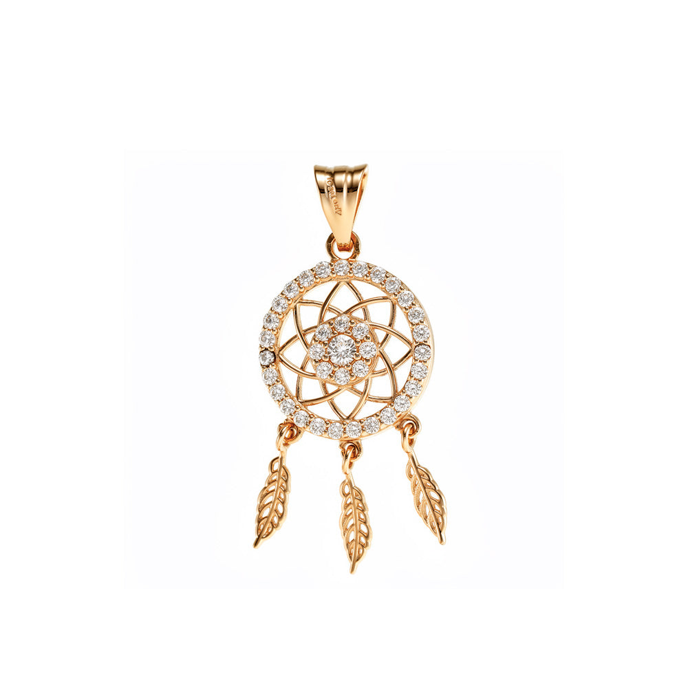 Dije atrapasueños con circonia