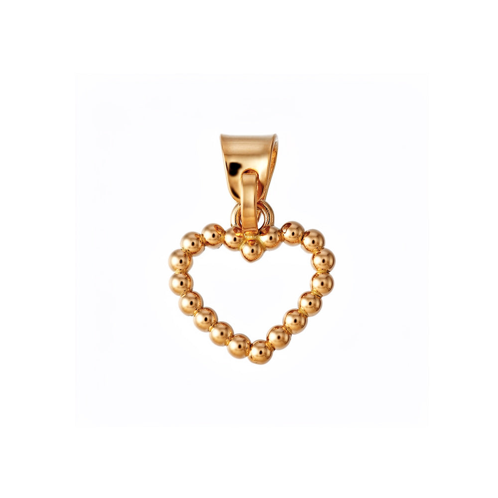 Dije diseño de corazón silueta