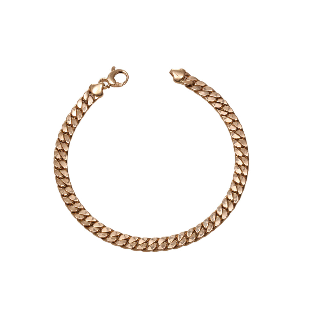 Esclava estilo clásico tejido barbado ancho 5 mm