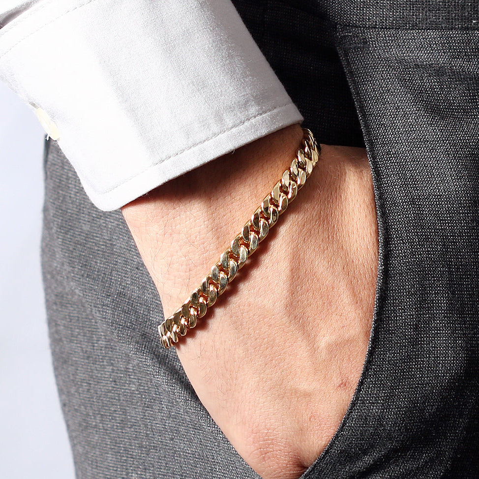 Esclava estilo clásico tejido barbado