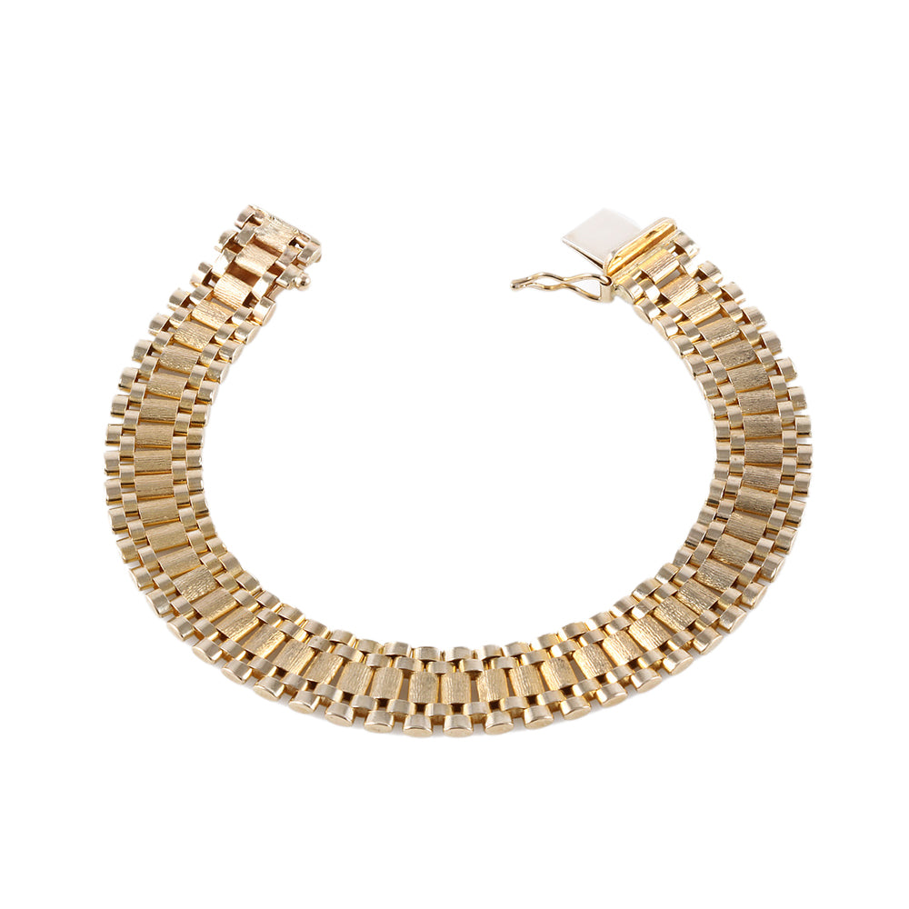 Esclava de eslabones planos y distintivos