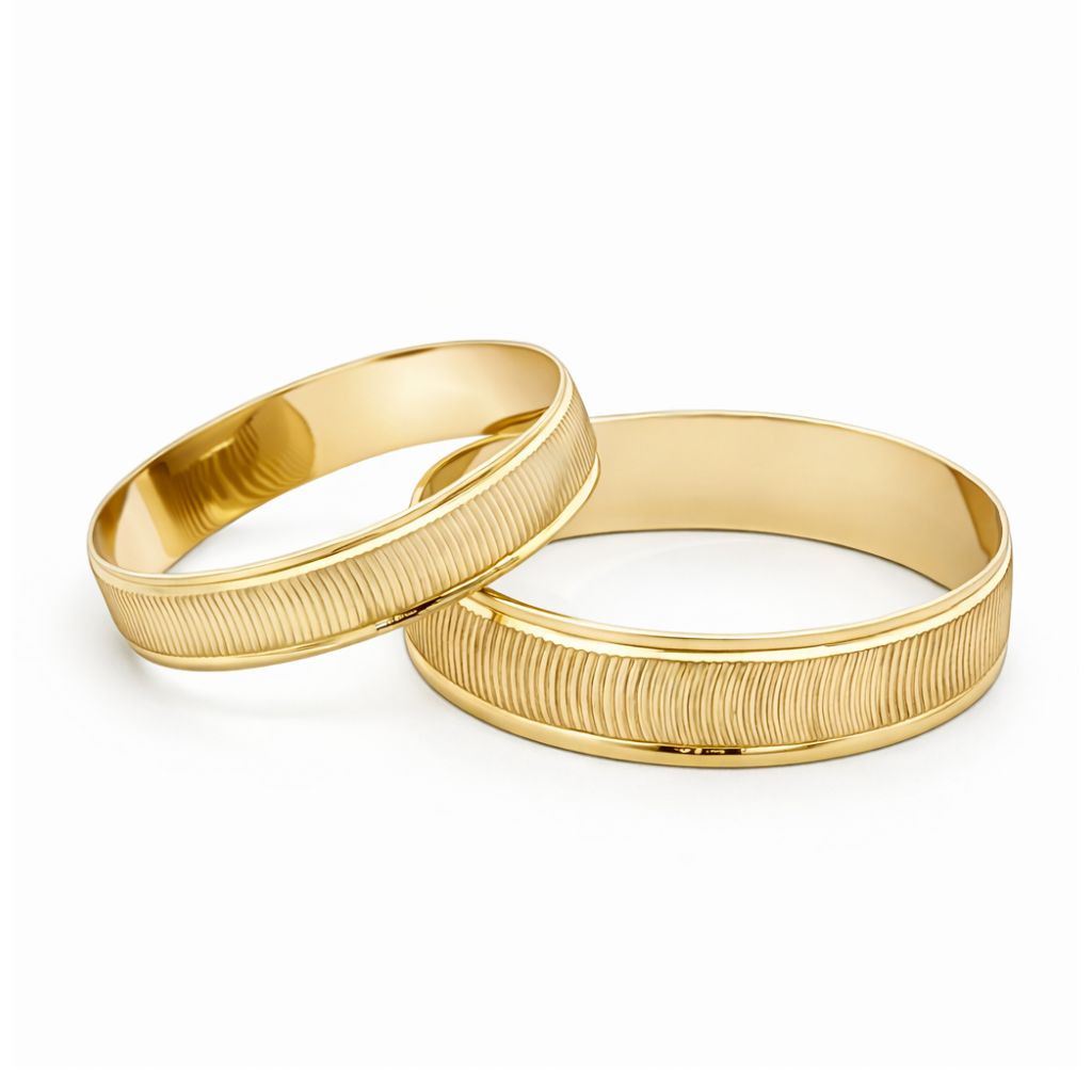 Argollas de matrimonio oro amarillo 10k