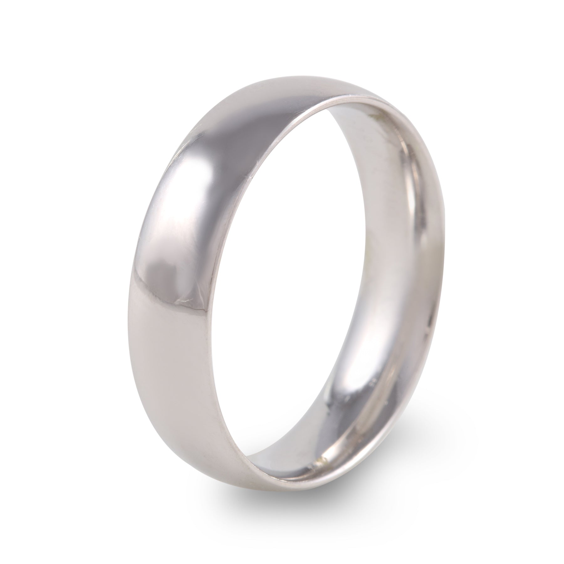 Argolla de matrimonio clásica con confort light ancho 6 mm