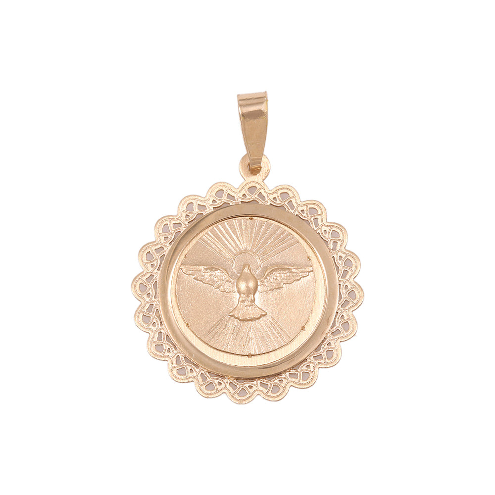 Medalla redonda del Espíritu Santo
