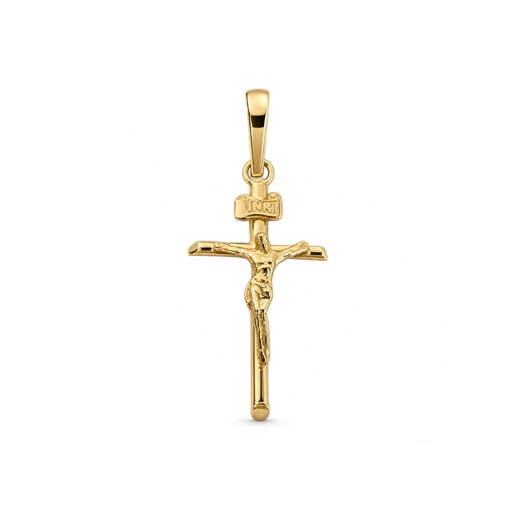 Cruz con cristo oro amarillo 10k