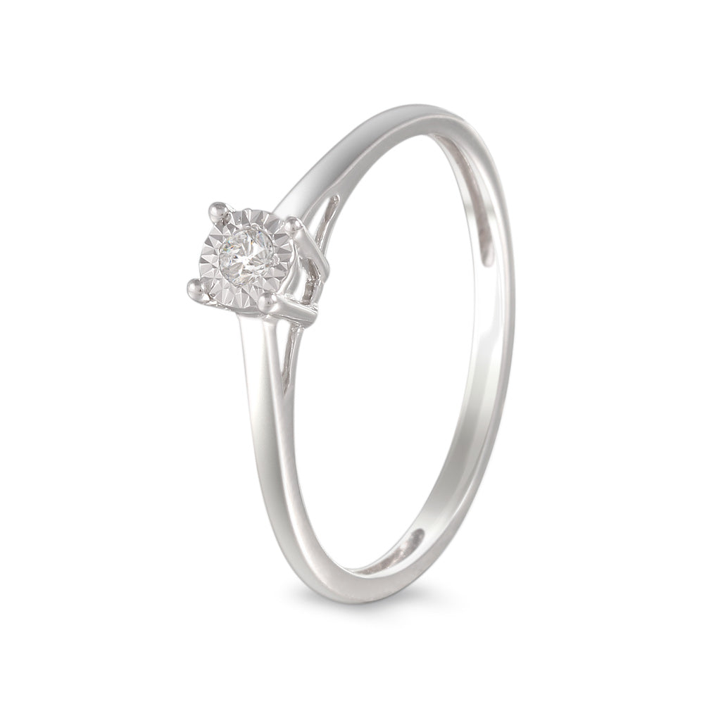 Anillo de compromiso solitario con diamante 0.05 ct