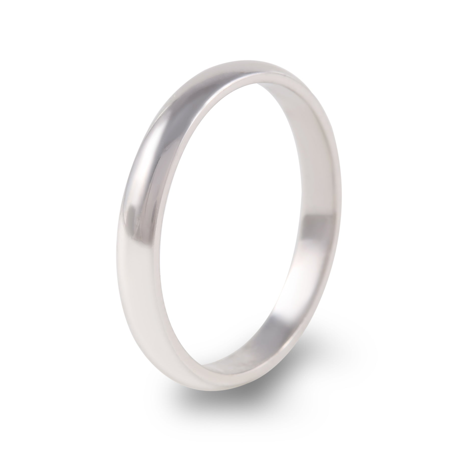 Argolla de matrimonio diseño clásico euro fit ancho 2.5 mm