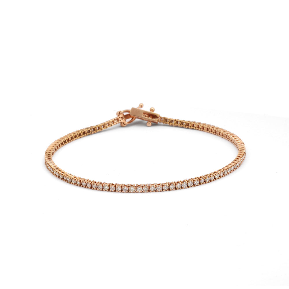 Brazalete tennis clásico con diamantes