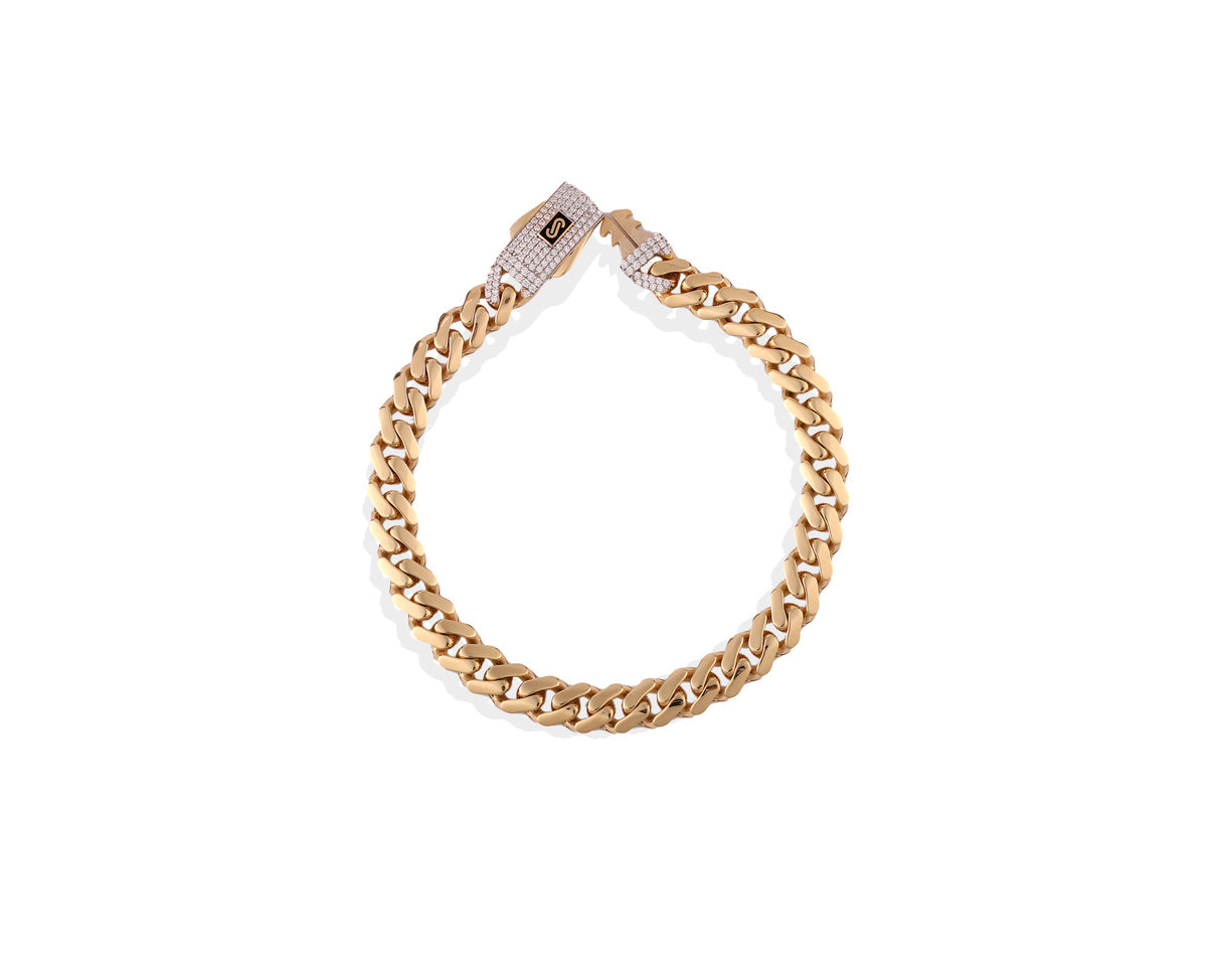 Esclava Monaco Chain estilo classic con circonia