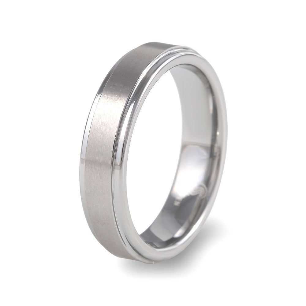 Argolla de matrimonio de tungsteno ancho 5.5 mm