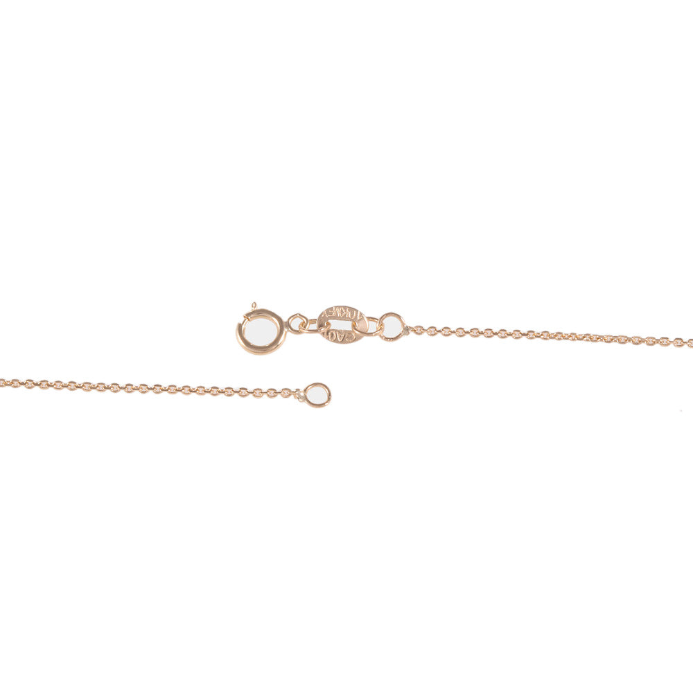 Cadena delgada tejido rolo ancho 1 mm ideal para dije ligero