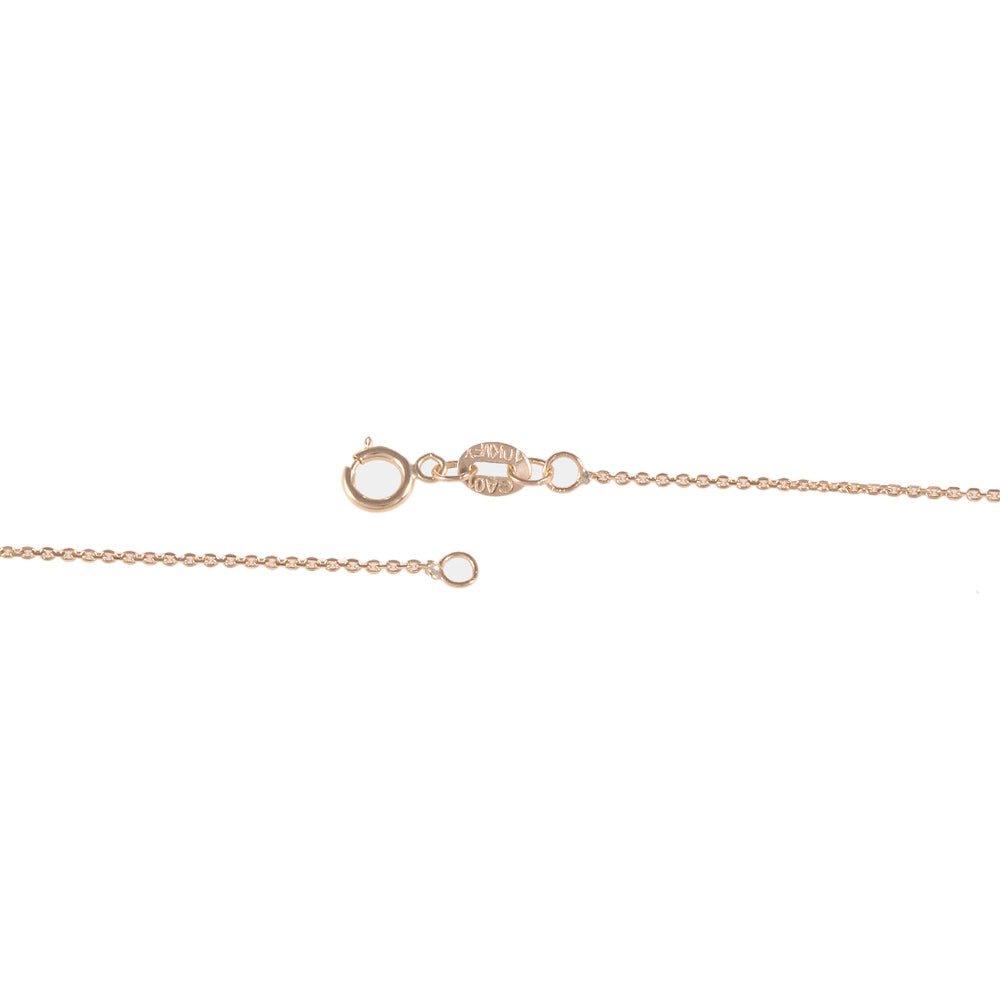 Cadena delgada tejido rolo ancho 1 mm ideal para dije ligero
