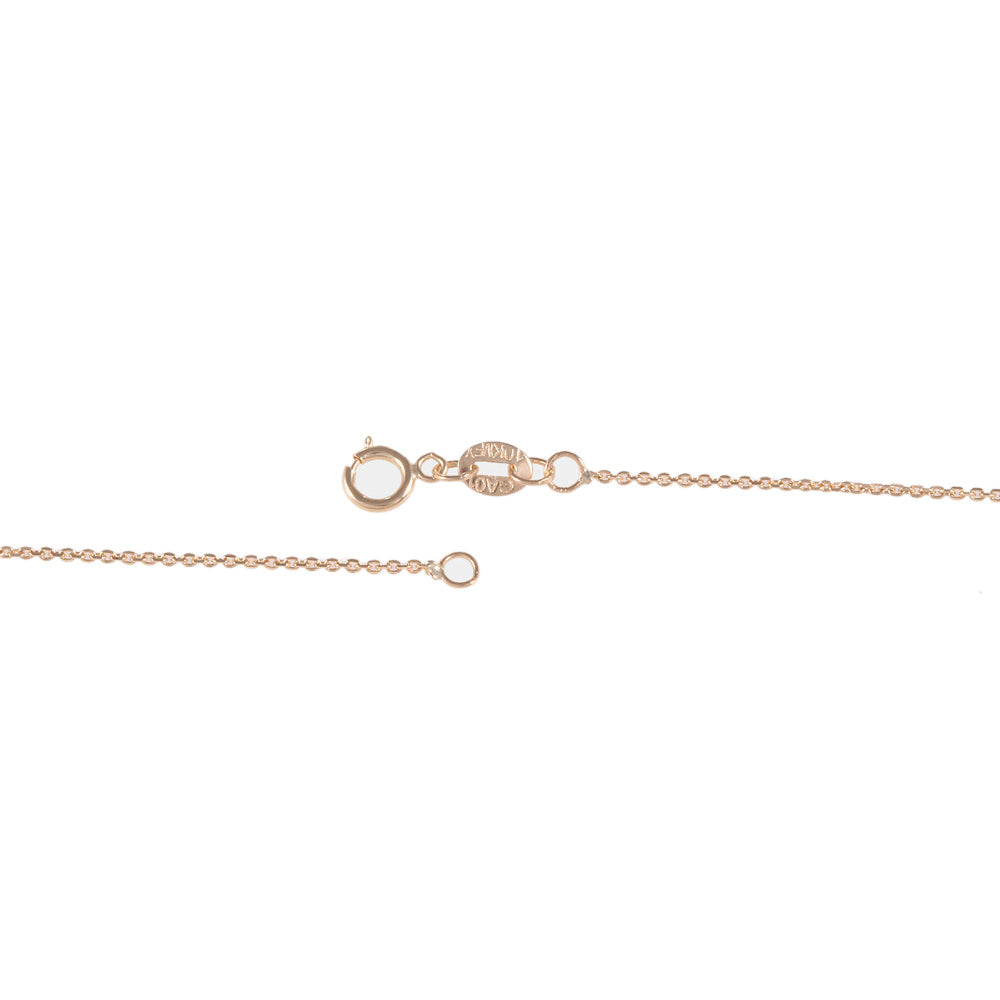Cadena delgada tejido rolo ancho 1 mm ideal para dije ligero