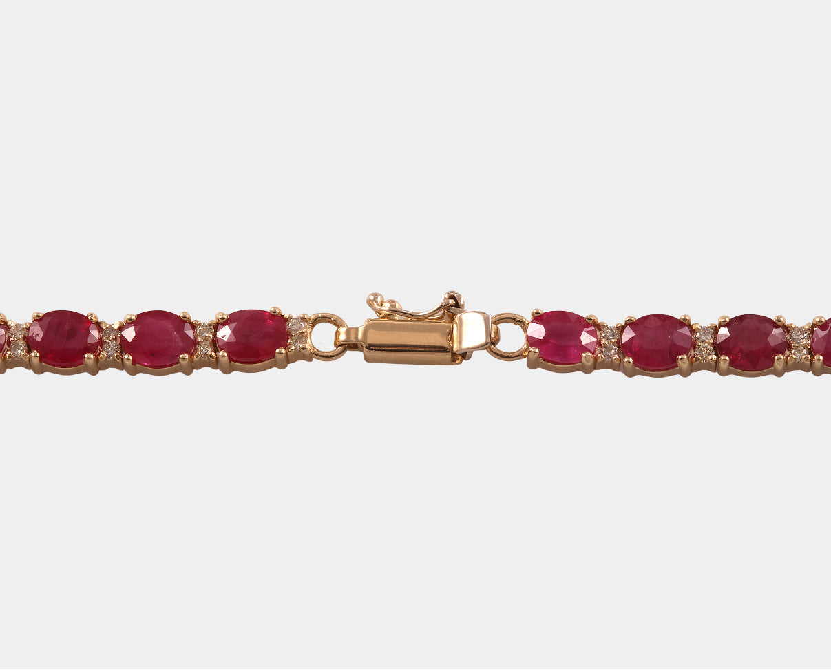 Gargantilla con Rubí y Diamantes