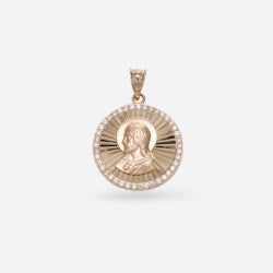 Gioiello Massonico Pettorale Rose Croix Con Cigno E Corona, Finitura Smaltata, In Sacchetto Di Velluto
