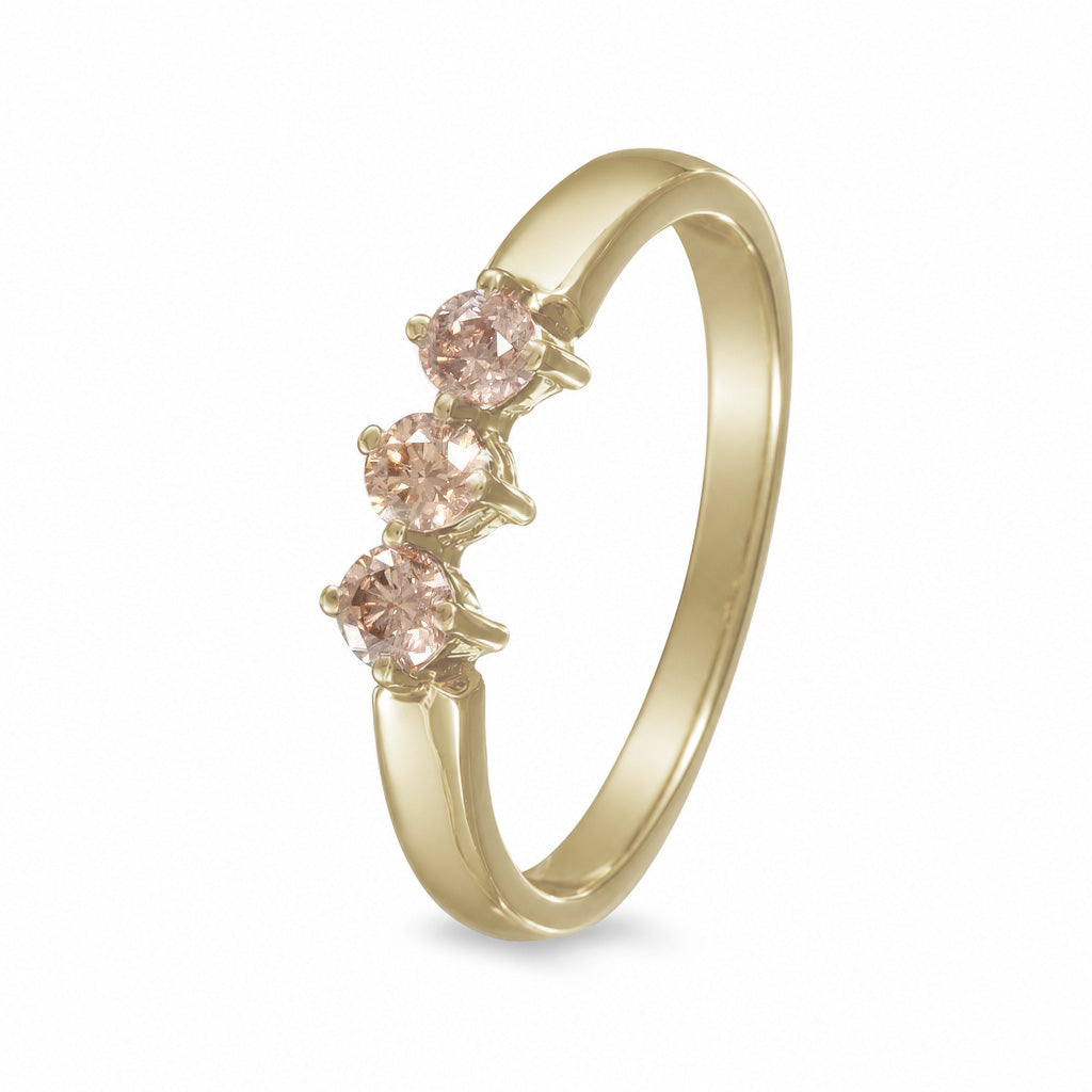 Churumbela diseño trinidad con diamante champagne