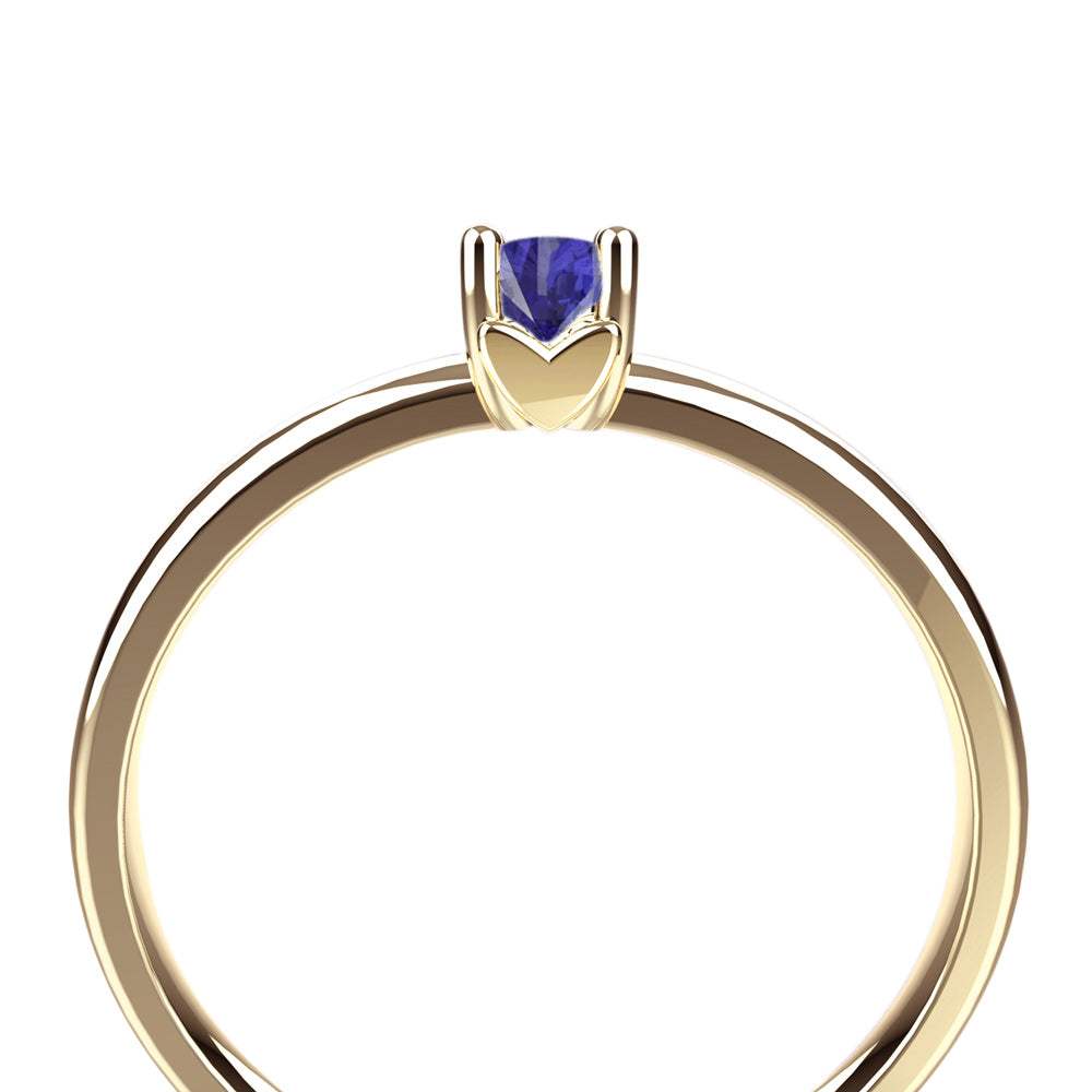 Anillo colección Mi Gema con tanzanita (Diciembre)