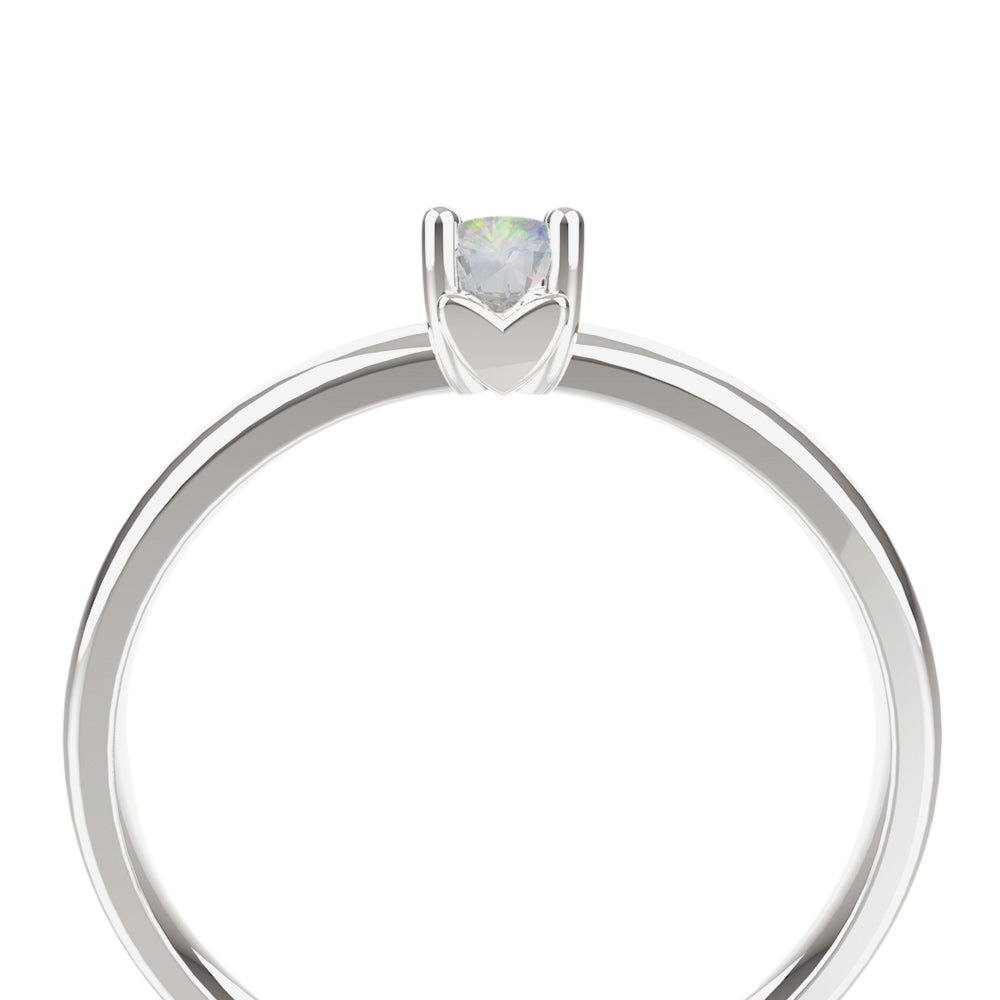 Anillo colección Mi Gema con ópalo (Octubre)