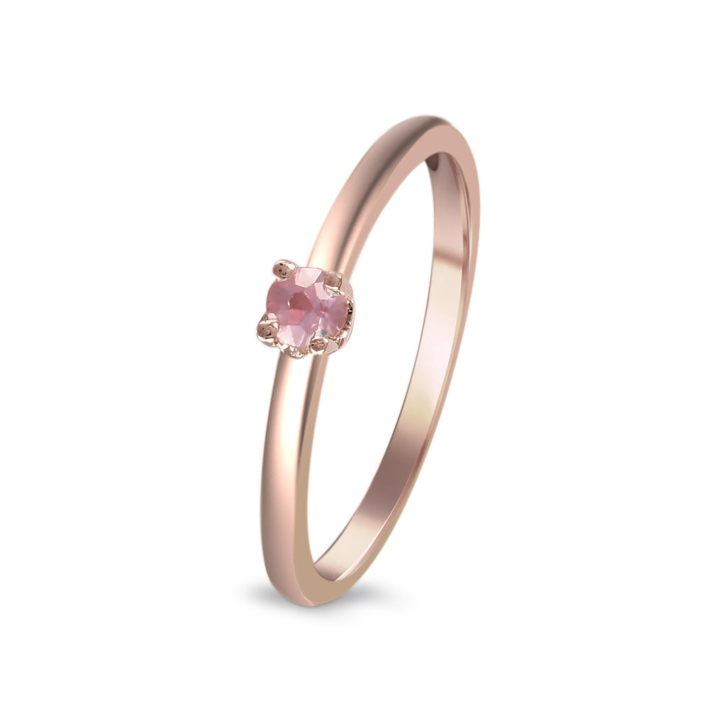 Anillo colección Mi Gema con zafiro rosa (Septiembre)
