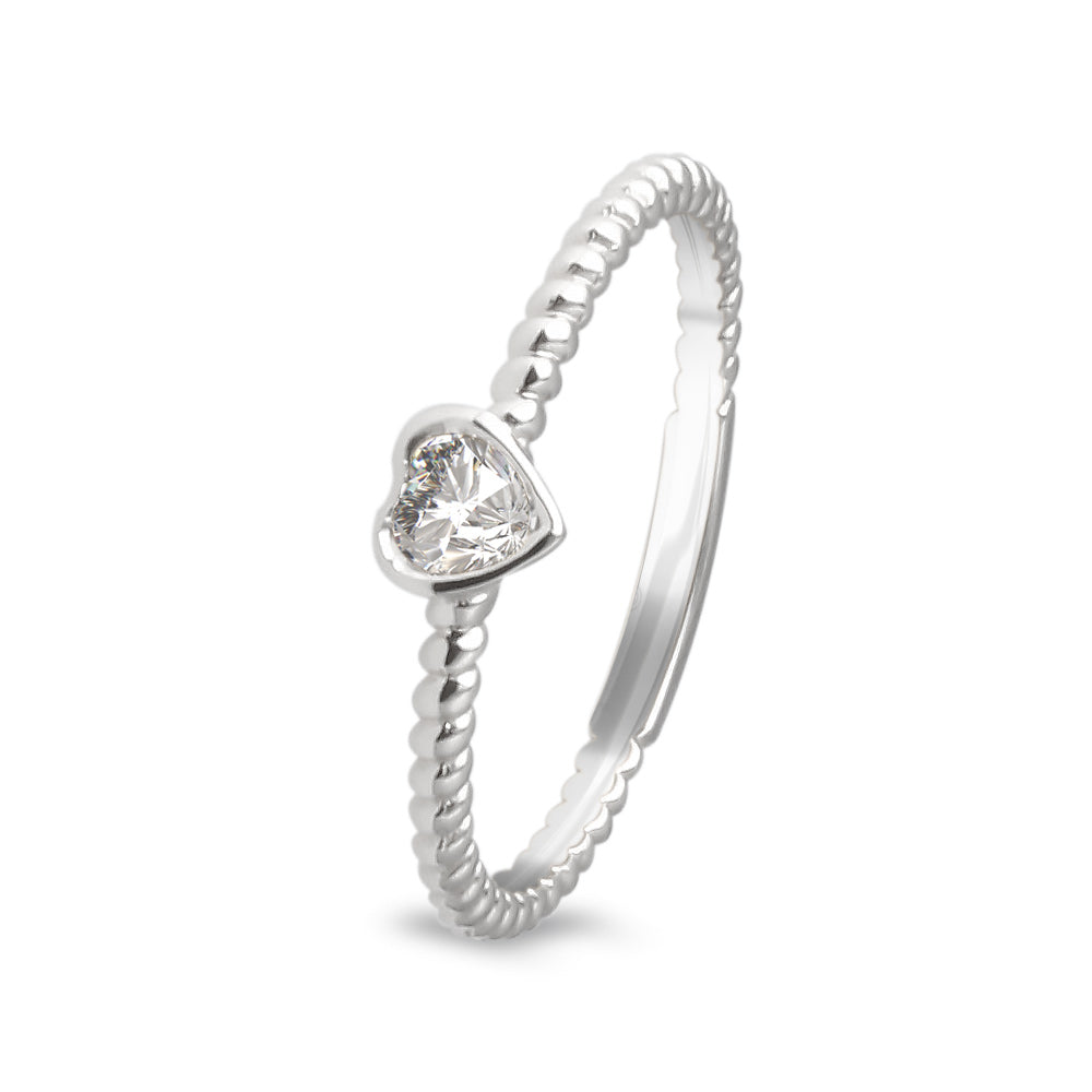Anillo de compromiso solitario con diamante 0.16 ct